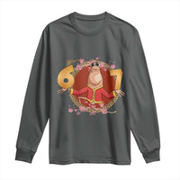 Funny Marcus The Worm Six Seven Lunar New Year Meme Long Sleeve Shirt - Wonder Print Shop