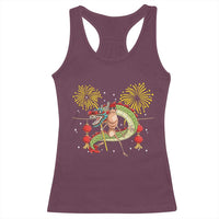 Funny Marcus The Worm Meme Racerback Tank Top Viral Lunar New Year - Wonder Print Shop