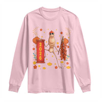 Marcus The Worm Lunar New Year Meme Long Sleeve Shirt Trendy Gag Gift - Wonder Print Shop
