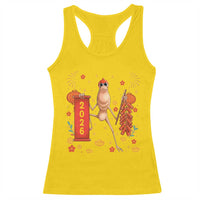 Marcus The Worm Lunar New Year Meme Racerback Tank Top Trendy Gag Gift - Wonder Print Shop