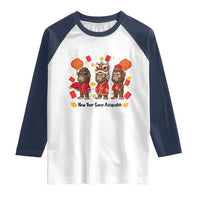 Funny New Year Same Assquatch Raglan Shirt Bigfoot Lover - Wonder Print Shop