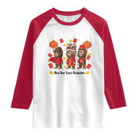 Funny New Year Same Assquatch Raglan Shirt Bigfoot Lover - Wonder Print Shop
