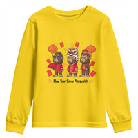 Funny New Year Same Assquatch Youth Sweatshirt Bigfoot Lover - Wonder Print Shop
