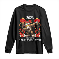 Bigfoot Lunar New Year Long Sleeve Shirt Funny Same Assquatch - Wonder Print Shop