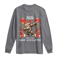 Bigfoot Lunar New Year Long Sleeve Shirt Funny Same Assquatch - Wonder Print Shop