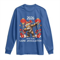 Bigfoot Lunar New Year Long Sleeve Shirt Funny Same Assquatch - Wonder Print Shop