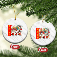 Cute Horse Dragon Dance Ceramic Ornament Lunar New Year - Wonder Print Shop