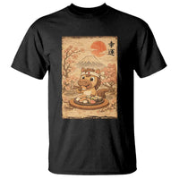 Funny Horse Eating Sushi T Shirt Japanese Noodle Lover - Wonder Print Shop