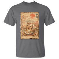 Funny Horse Eating Sushi T Shirt Japanese Noodle Lover - Wonder Print Shop