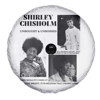 Shirley Chisholm Unbought And Unbossed Spare Tire Cover Vintage Feminist Poster