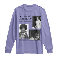 Shirley Chisholm Unbought And Unbossed Long Sleeve Shirt Vintage Feminist Poster