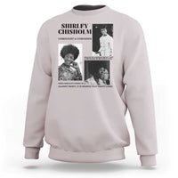 Shirley Chisholm Unbought And Unbossed Sweatshirt Vintage Feminist Poster