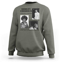 Shirley Chisholm Unbought And Unbossed Sweatshirt Vintage Feminist Poster