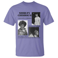 Shirley Chisholm Unbought And Unbossed T Shirt Vintage Feminist Poster