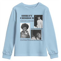 Shirley Chisholm Unbought And Unbossed Youth Sweatshirt Vintage Feminist Poster