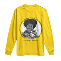 Shirley Chisholm Civil Rights Leader Quote Long Sleeve Shirt When Morality Meets Profit