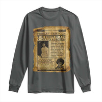 Vintage Newspaper Shirley Chisholm Long Sleeve Shirt First Black Woman In Congress