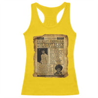 Vintage Newspaper Shirley Chisholm Racerback Tank Top First Black Woman In Congress