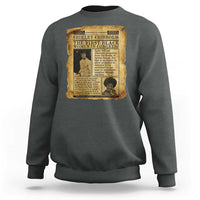 Vintage Newspaper Shirley Chisholm Sweatshirt First Black Woman In Congress