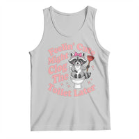 Feeling Cute Might Clog Toilet Later Tank Top Funny Raccoon