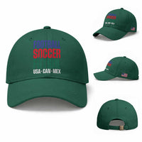 Canada Mexico USA Baseball Cap Football Fan Gift