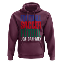 Canada Mexico USA Hoodie Football Fan Gift