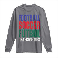 Canada Mexico USA Long Sleeve Shirt Football Fan Gift