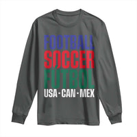 Canada Mexico USA Long Sleeve Shirt Football Fan Gift