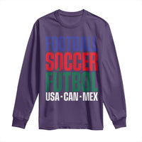 Canada Mexico USA Long Sleeve Shirt Football Fan Gift