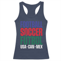 Canada Mexico USA Racerback Tank Top Football Fan Gift
