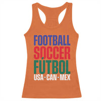 Canada Mexico USA Racerback Tank Top Football Fan Gift