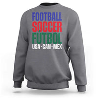 Canada Mexico USA Sweatshirt Football Fan Gift