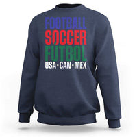 Canada Mexico USA Sweatshirt Football Fan Gift