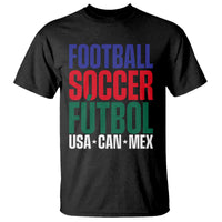 Canada Mexico USA T Shirt Football Fan Gift