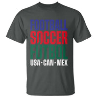Canada Mexico USA T Shirt Football Fan Gift