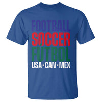 Canada Mexico USA T Shirt Football Fan Gift