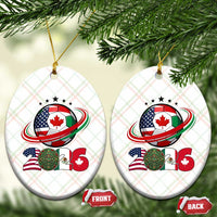 USA Mexico Canada Ceramic Ornament 2026 Football Fan Gift