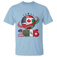 USA Mexico Canada T Shirt 2026 Football Fan Gift