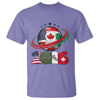 USA Mexico Canada T Shirt 2026 Football Fan Gift