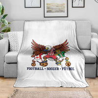 Eagle Jaguar Beaver 2026 Football Throw Blanket Supporters Gift Idea