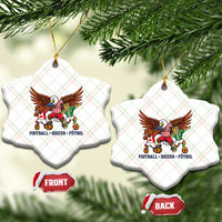 Eagle Jaguar Beaver 2026 Football Ceramic Ornament Supporters Gift Idea