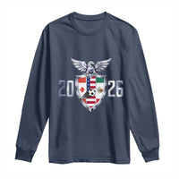 Canada Mexico USA Long Sleeve Shirt International Soccer Lover Gift