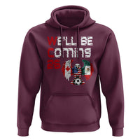 Glitched North America Eagle Soccer Hoodie We Will Be Coming 26