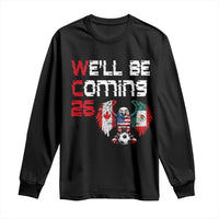 Glitched North America Eagle Soccer Long Sleeve Shirt We Will Be Coming 26