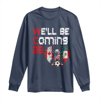Glitched North America Eagle Soccer Long Sleeve Shirt We Will Be Coming 26