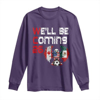 Glitched North America Eagle Soccer Long Sleeve Shirt We Will Be Coming 26