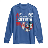 Glitched North America Eagle Soccer Long Sleeve Shirt We Will Be Coming 26