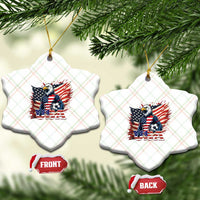 American Eagle And Soccer USA 2026 Supporter Ceramic Ornament