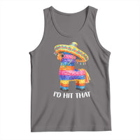 Funny Rainbow Pinata Sombrero Tank Top Id Hit That