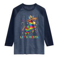 Mexican Fiesta Pinata Raglan Shirt Funny Cinco De Mayo